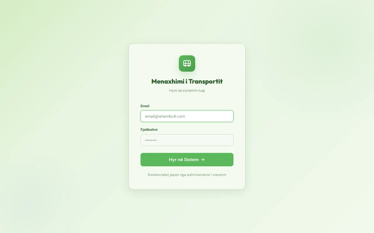 Transport Management System