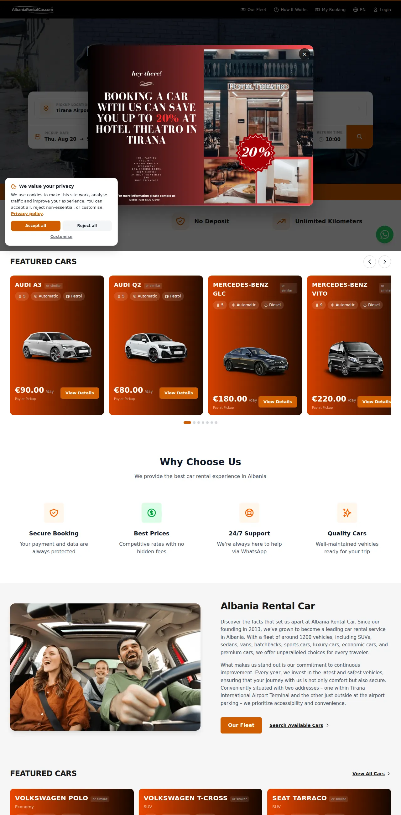 Albania Rental Car