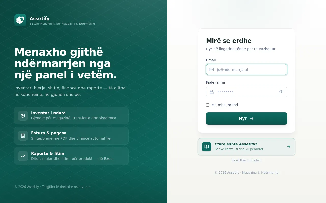 SMM / Assetify — Enterprise Management