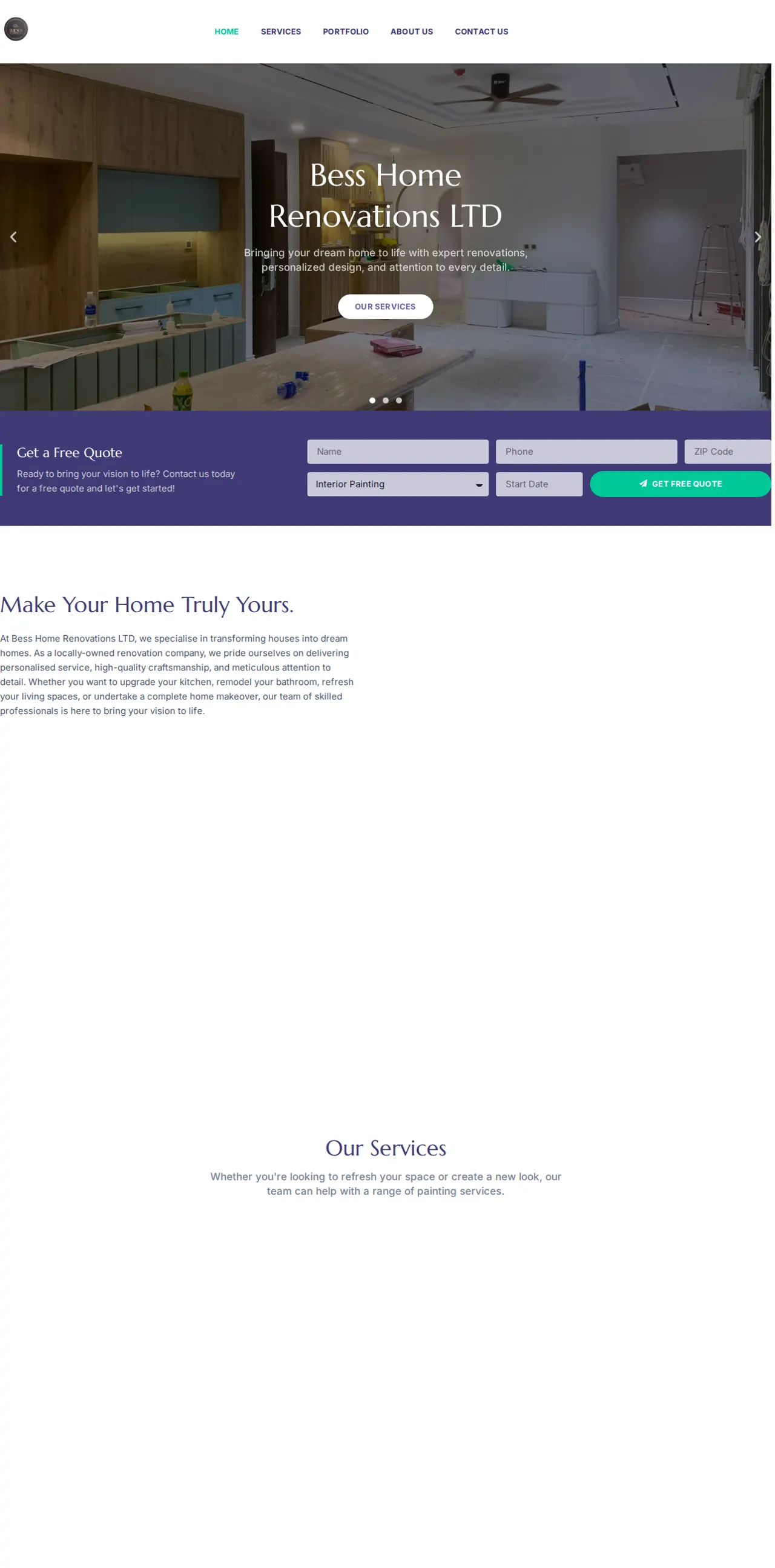 Bess Home Renovation — UK