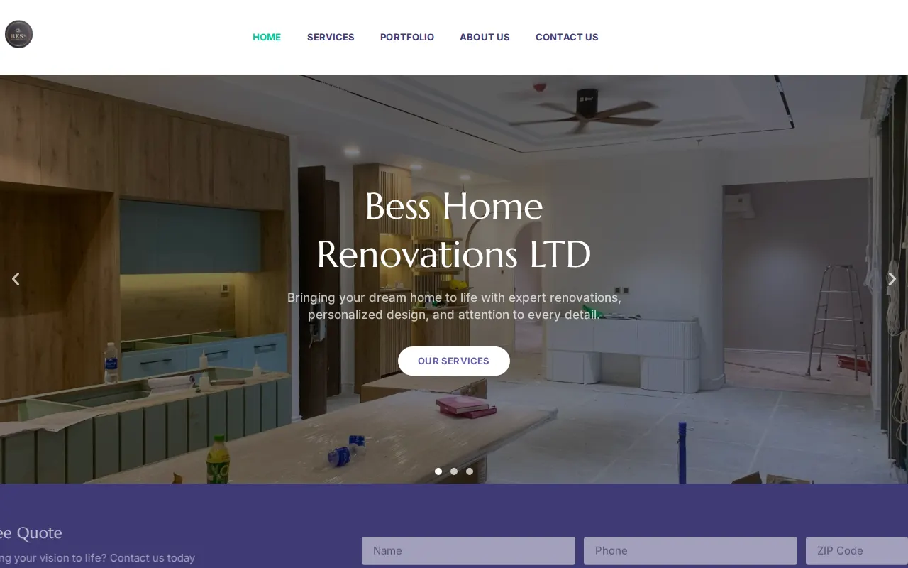 Bess Home Renovation — UK