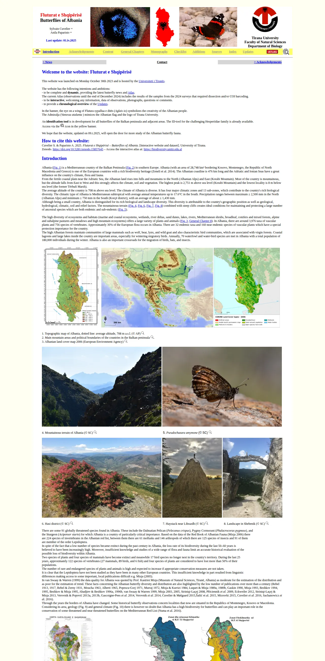 Fluturat e Shqipërisë — Kërkim UT