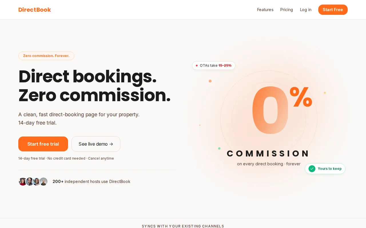 DirectBook — Zero-Commission Bookings