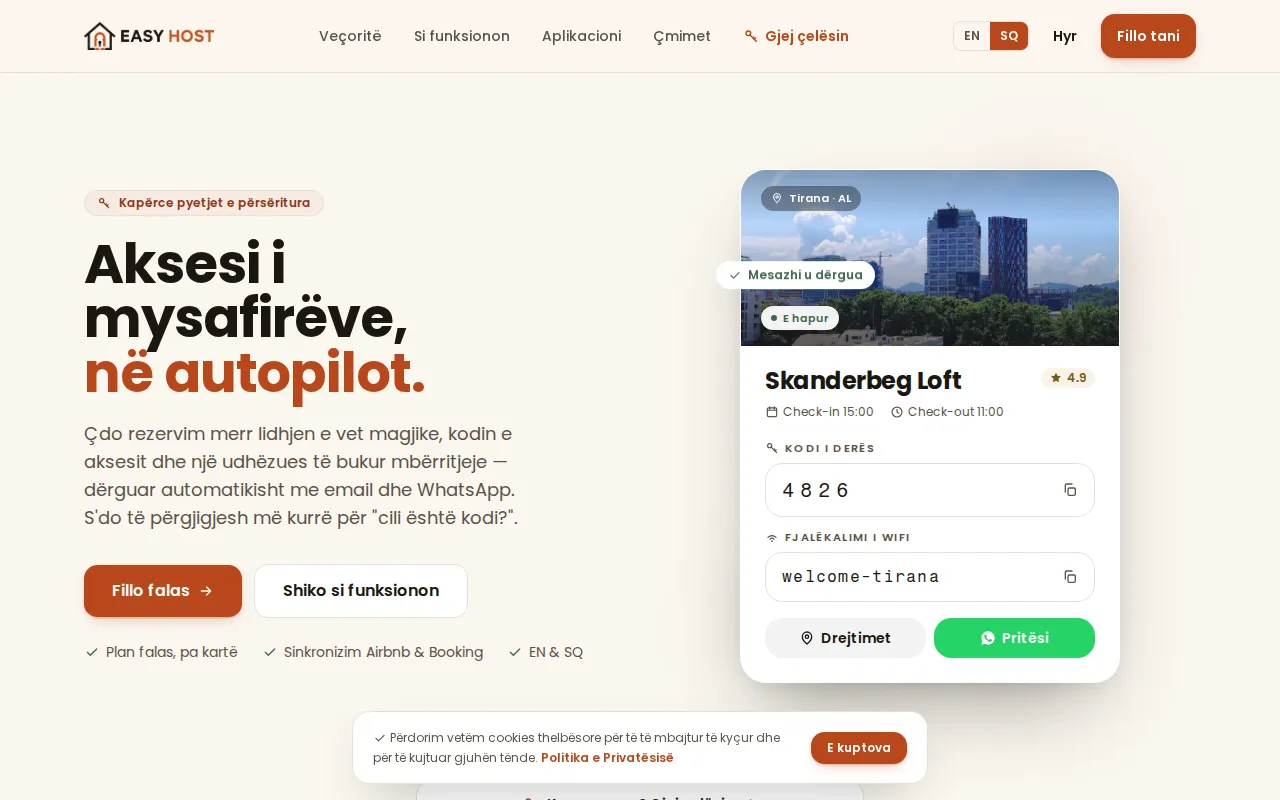EasyHost — Guest Access on Autopilot