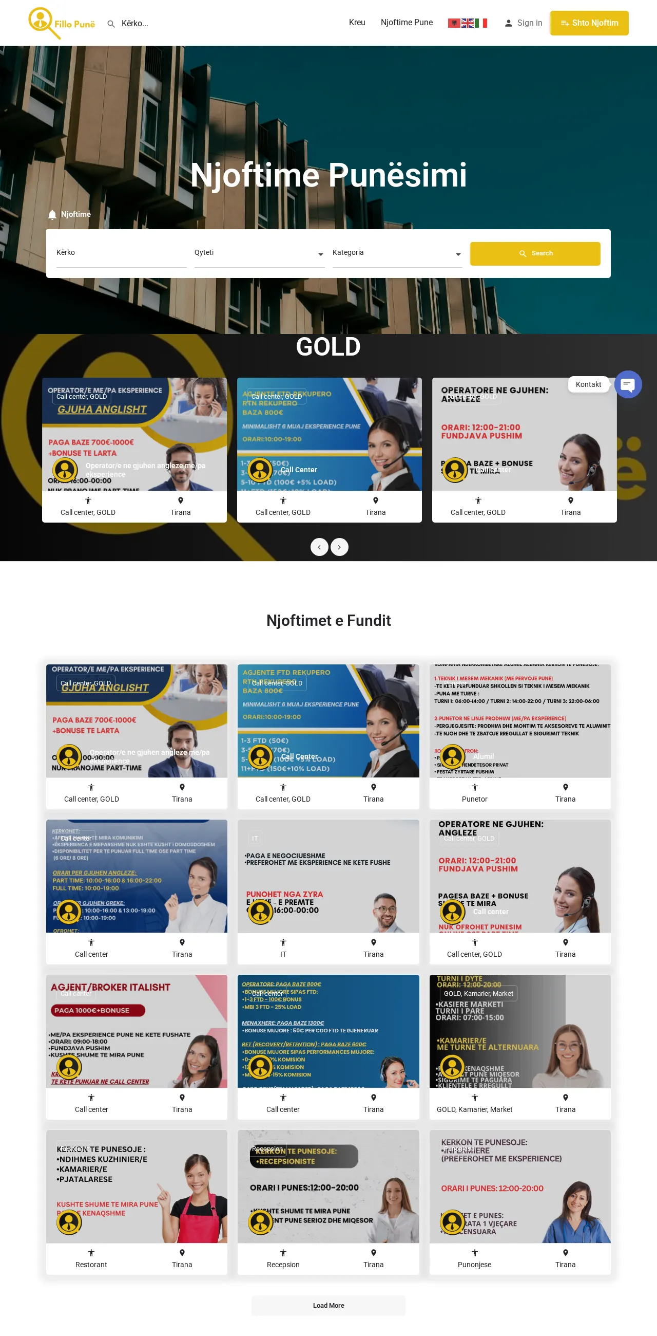 FilloPune — Job Listings Portal