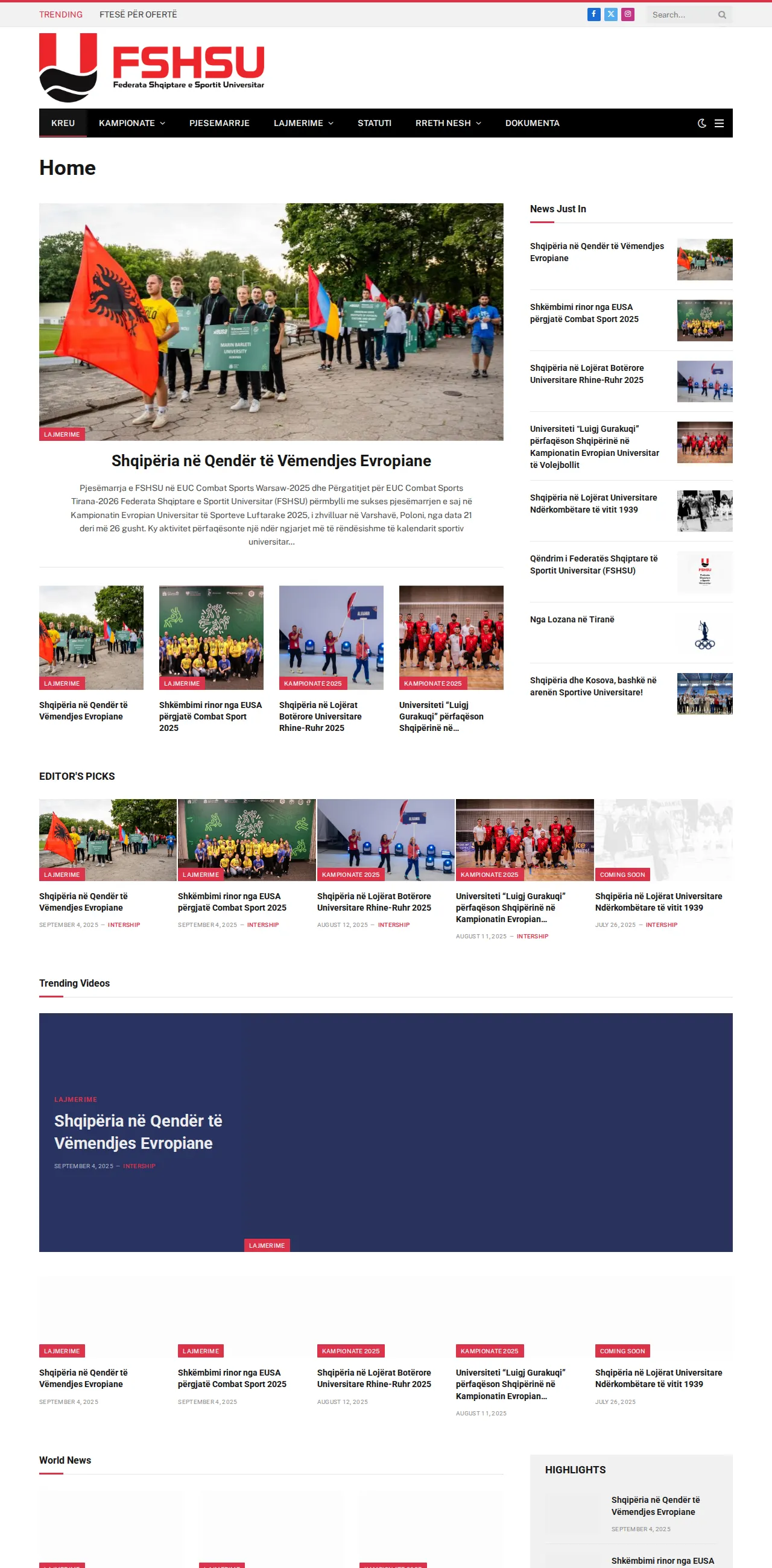 FSHSU — University Sports Federation