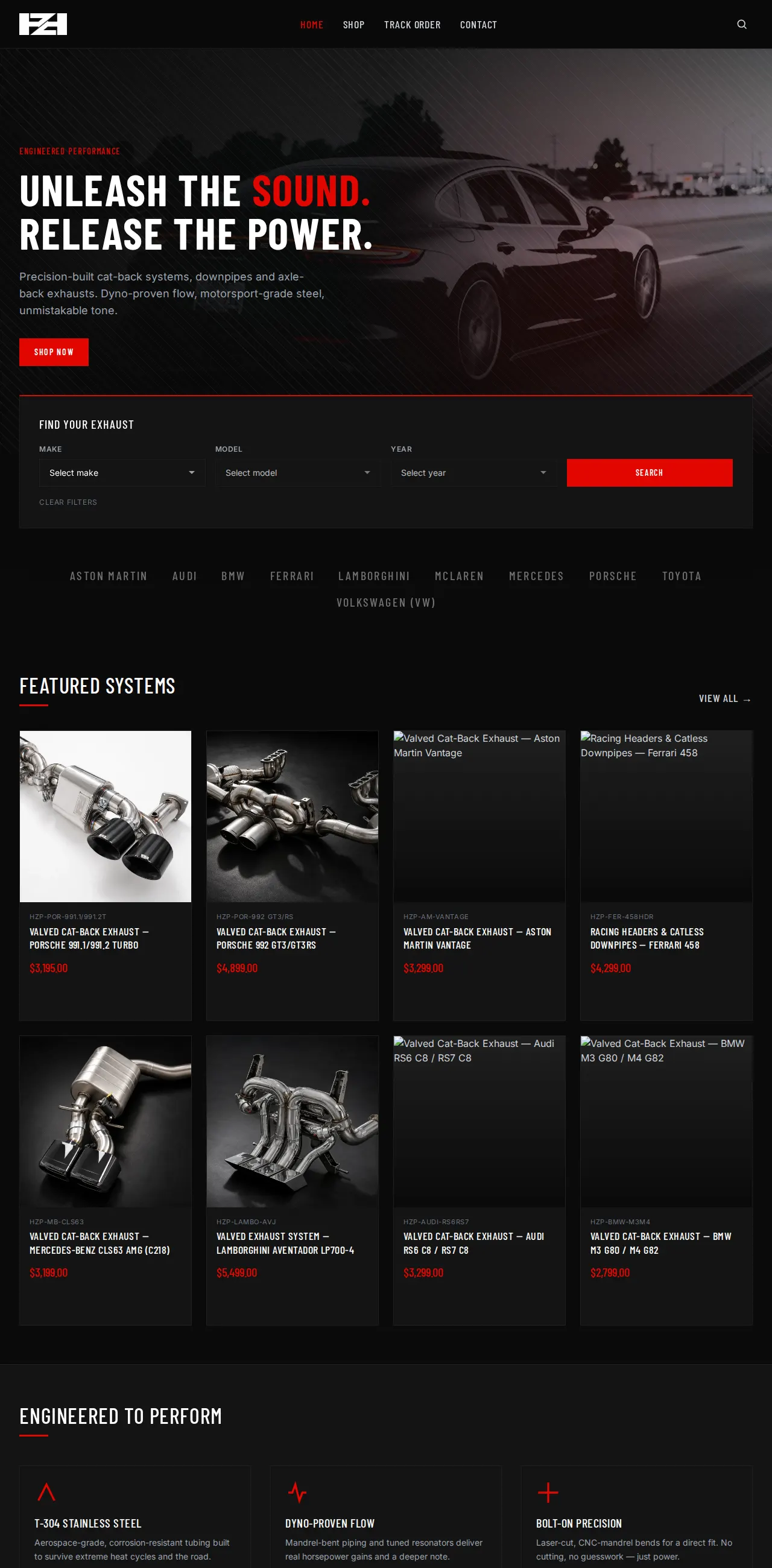 HZ Performance — Exhaust Systems