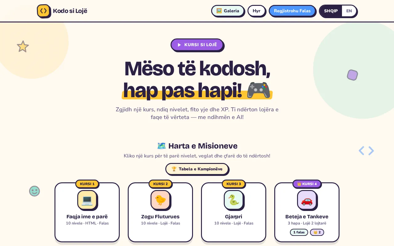 Kids Code — Code like a Game