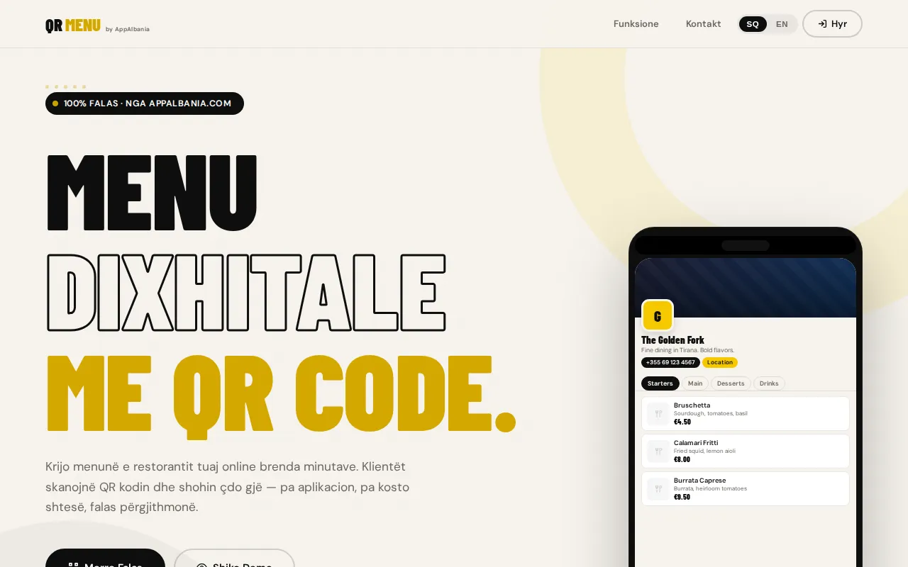 QR Menu — Digital Restaurant Menus