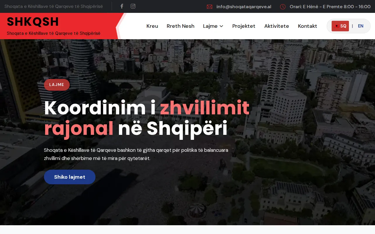 Shoqata e Qarqeve — News Portal