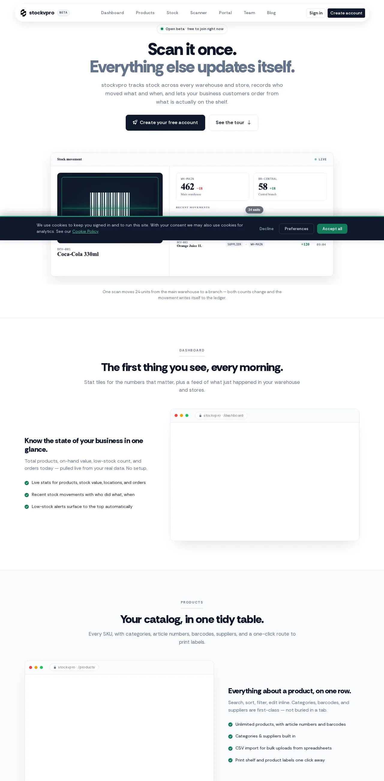 StockVPro — Inventory & Warehouse