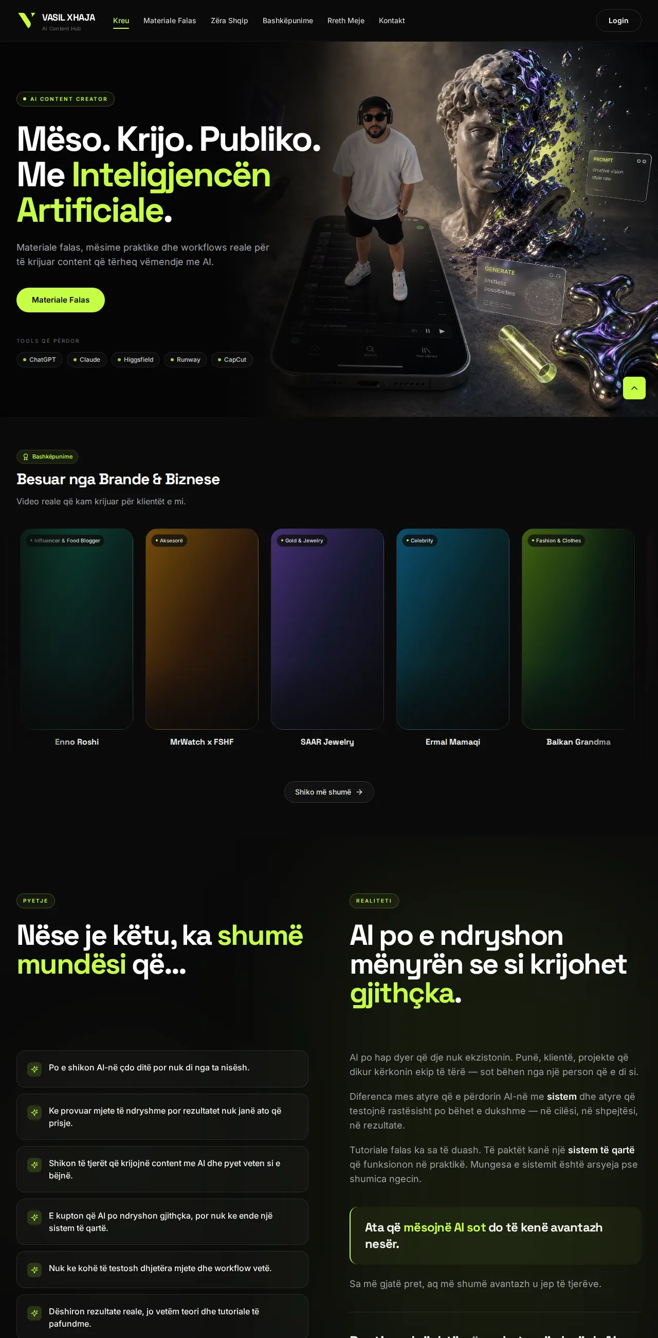 Vasil Xhaja — AI Content Hub