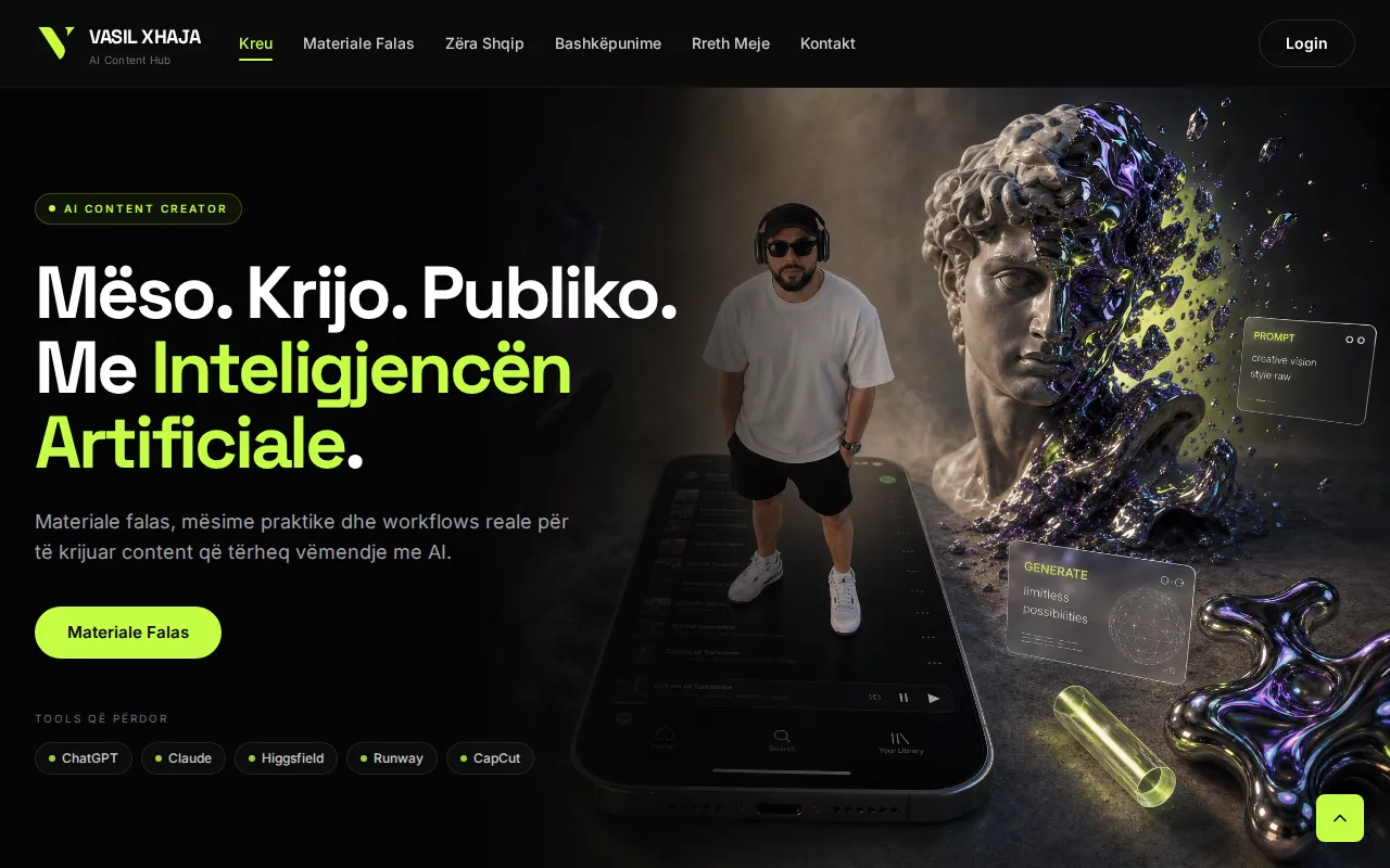 Vasil Xhaja — AI Content Hub