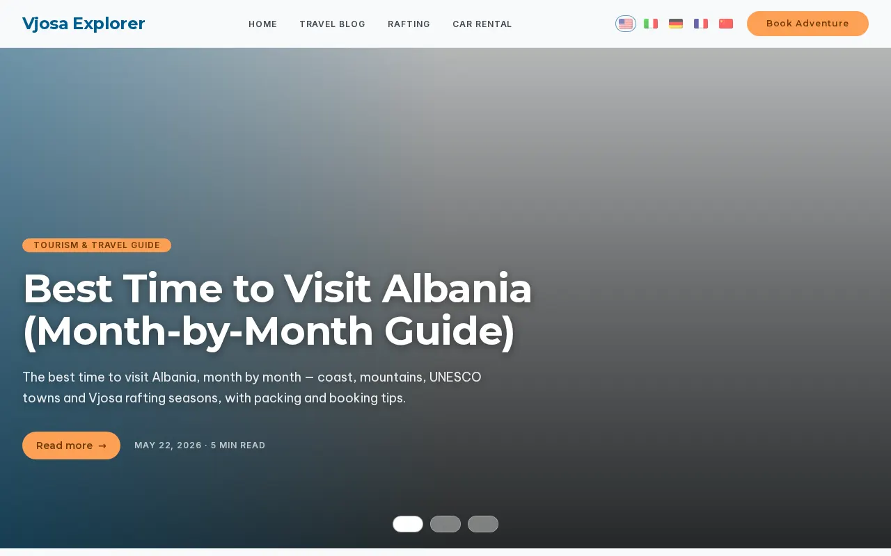Vjosa Explorer — Travel Guides